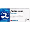 Купить Диаглинид 1 мг 30 шт таблетки