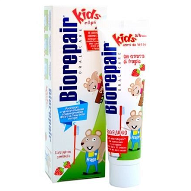 Купить Biorepair Kids 50 мл паста зубная для детей с экстрактом клубники