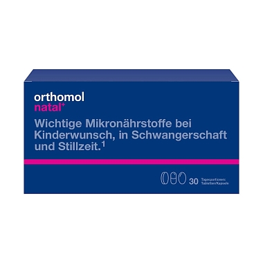Купить Orthomol Natal plus набор таблетки+капсулы курс 30 дней 1 уп