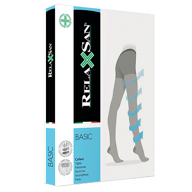 Купить Relaxsan колготки Collant размер 4 280 den 2 класс компрессии чёрные