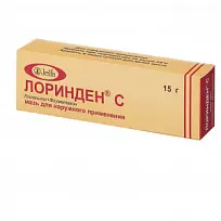 Купить: Лоринден С 15 г мазь