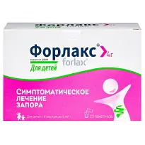 Купить: Форлакс 4 г 20 шт порошок для приготовления раствора для приема внутрь д/детей