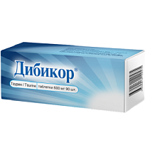 Купить: Дибикор 500 мг 90 шт таблетки