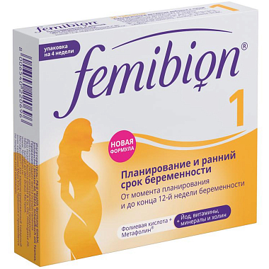 Купить Фемибион 1 28 шт таблетки покрытые оболочкой