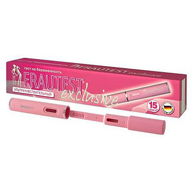 Купить Frautest Exclusive 1 шт тест для определения беременности в кассете с колпачком ультрачувствительный