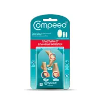 Купить: Пластырь Compeed наб №5 от влажных мозолей 3-х размеров