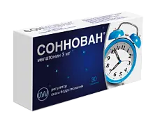 Купить: Соннован 3 мг 30 шт таблетки покрытые пленочной оболочкой