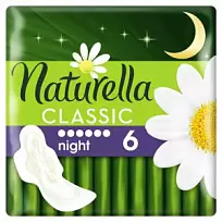 Купить: Naturella Classic Night 6 шт прокладки с крылышками