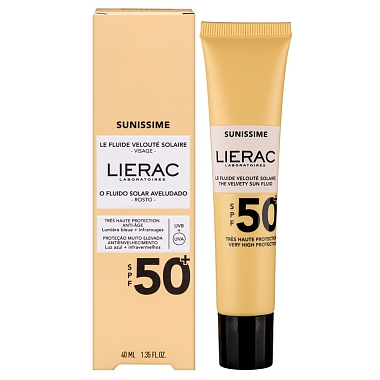 Купить Lierac Sunissime SPF 50 40 мл эмульсия для лица солнцезащитная бархатистая