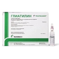 Купить: Глиатилин 1000 мг/4 мл 4 мл 3 шт раствор для внутривенного и внутримышечного введения ампулы