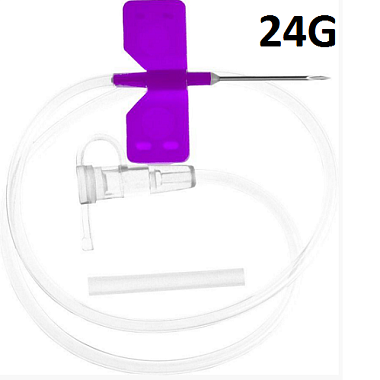 Купить Игла-бабочка 24 G 1 шт