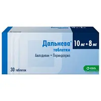 Купить: Дальнева 10 мг + 8 мг 30 шт таблетки