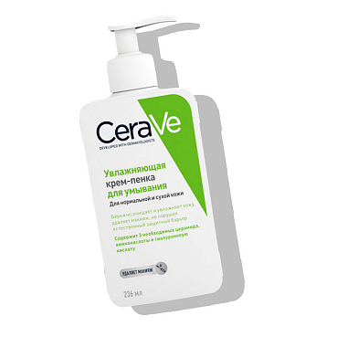 Купить CeraVe крем-пенка 236мл увлажняющ д/умывания