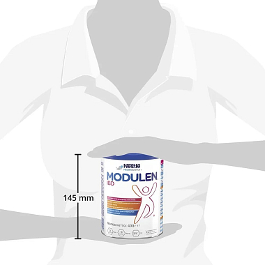 Купить Modulen IBD 400 г лечебная смесь для энтерального питания при болезни Крона и ВЗК для детей с 5 лет и взрослых