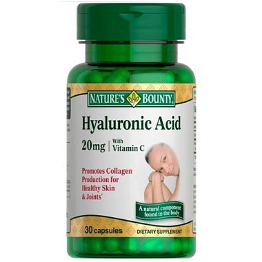 Купить Nature's Bounty Гиалуроновая кислота 20 мг 30 шт капсулы