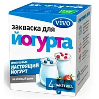 Купить: Vivo 0,5 г 4 шт закваска йогурт