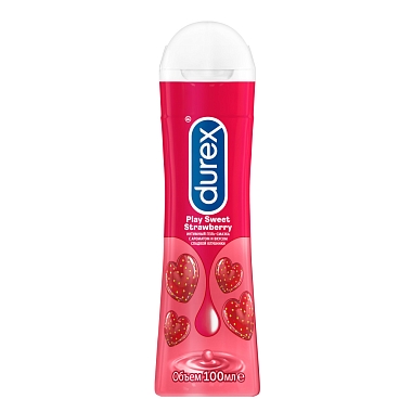 Купить Durex Play Sweet 100 мл гель-смазка с клубникой