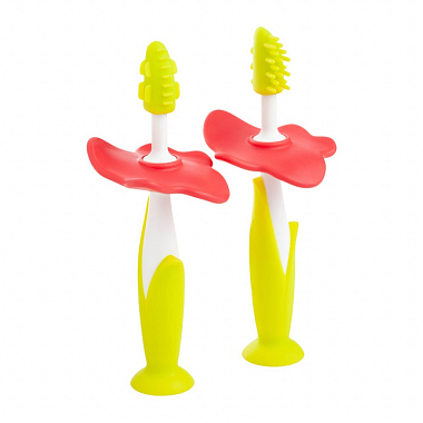 Купить Roxy-kids набор 2 шт прорезыватель для зубов и массажер салатовый