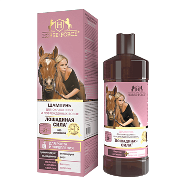 Купить Лошадиная сила 500 мл шампунь для окрашенных и поврежденных волос