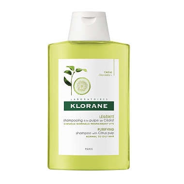 Купить Klorane 200 мл шампунь тонизирующий мякоть цитрона