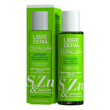 Купить Librederm Seracin 100 мл лосьон для глубокого очищения пор