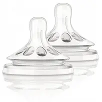 Купить: Philips Avent Natural SCF653/27 2 шт соска силиконовая средний поток 3 мес+