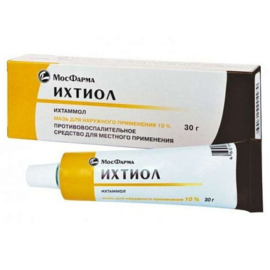 Купить Ихтиоловая мазь 10% 30 г для наружного применения