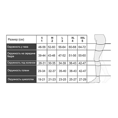 Купить Relaxsan чулки компрессионные 2 класс размер 4 телесные 280 den