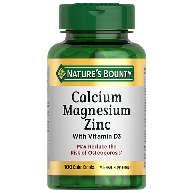 Купить Nature's Bounty Кальций-Магний-Цинк 100 шт таблетки