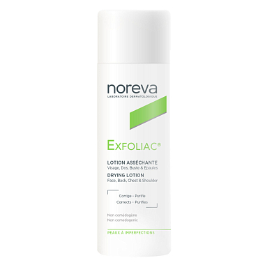 Купить Noreva Exfoliac 125 мл лосьон для лица с высокой концентрацией АНА кислот