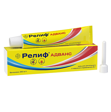 Купить Релиф Адванс 25 г мазь для ректального и наружного применения