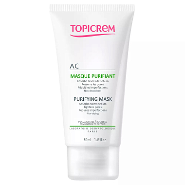 Купить Topicrem АС маска 50мл очищающая