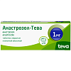 Купить Анастрозол-Тева 1 мг 28 шт таблетки покрытые пленочной оболочкой