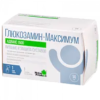 Купить: Глюкозамин Максимум Адванс 1500 10 г 14 шт порошок для приготовления раствора для приема внутрь саше