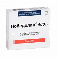 Купить: Нобедолак 400 мг 14 шт таблетки покрытые пленочной оболочкой