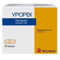 Купить: Урорек 4 мг 30 шт капсулы