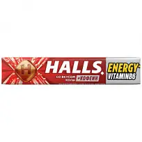 Купить: Halls 25 г карамель леденцовая с кофеином и витамином B6 со вкусом колы