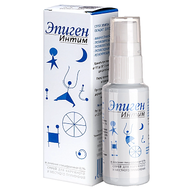 Купить Эпиген Интим 0,1% 15 мл спрей