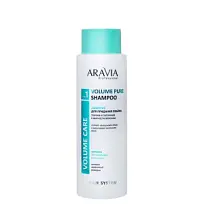 Купить: Aravia Professional Volume Pure Shampoo 400 мл шампунь бессульфатный для придания объёма тонким и склонным к жирности волосам