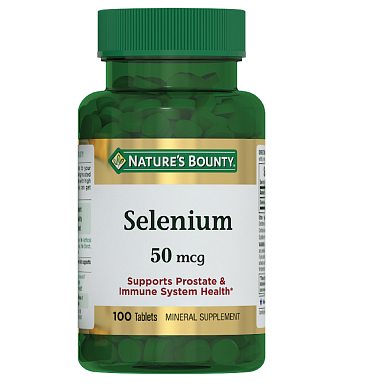 Купить Nature's Bounty Селен 50 мкг 100 шт таблетки