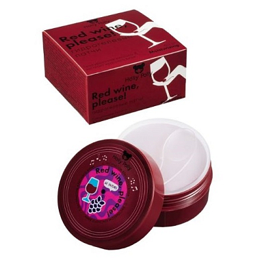 Купить Holly Polly 60 шт патчи для глаз гидрогелевые патчи с гиалуроновой кислотой и экстрактом красного вина