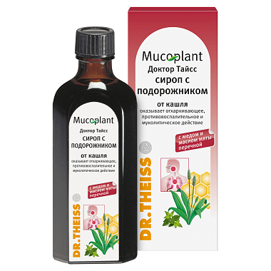 Купить Доктор Тайсс 250 мл сироп подорожник флакон