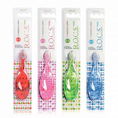 Купить Rocs Baby Extra Soft щетка зубная для детей мягкая 0+