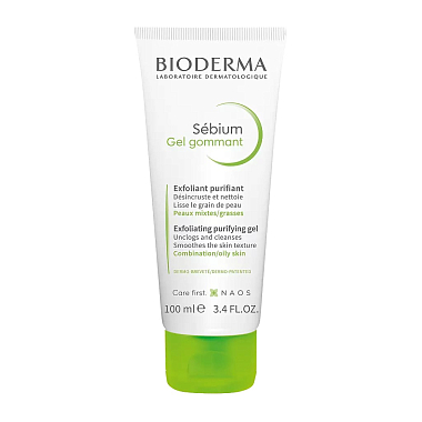 Купить Bioderma Sebium 100 мл гель гуммирующий