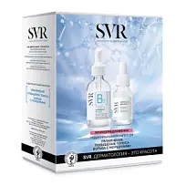 Купить: SVR набор ampoule против морщин для чувствительной кожи 30 мл B3 hydra-сыворотка для лица + 15 мл refresh-сыворотка для контура глаз