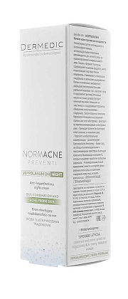 Купить Dermedic Normacne 40 мл крем ночной против несовершенств