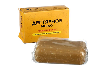 Купить Аклен Натуральный березовый деготь 75 г мыло дегтярное косметическое кусковое