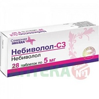 Купить: Небиволол-СЗ 5 мг 28 шт таблетки