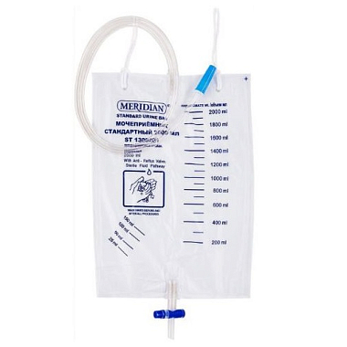 Купить Meridian 2000 мл мочеприемник стандартный