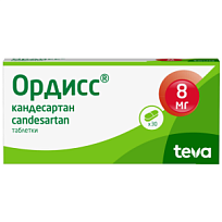 Купить: Ордисс 8 мг 30 шт таблетки
